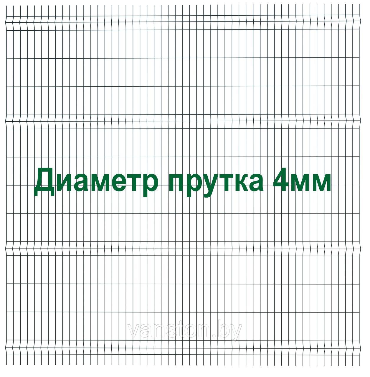 Секция забора 3Д, серия "Город Усиленный", 2530мм*2500мм (В*Д) - фото 1 - id-p215337362