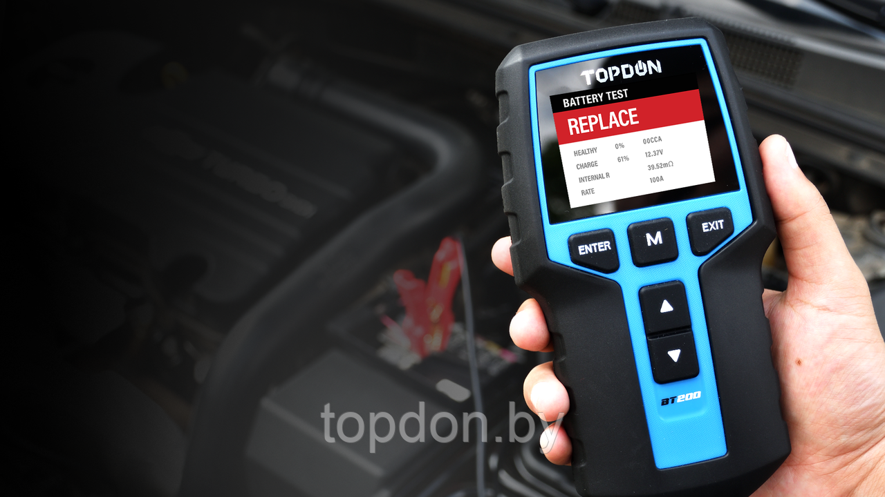 Тестер TOPDON BT200 - фото 6 - id-p219509270