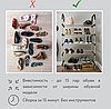 Полка для обуви металлическая Easy Shoe Rack 4 яруса  / Этажерка / Обувница напольная, фото 8