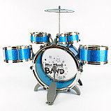 Игровой набор "Jazz drum" голубой  SR-T-2228-1, фото 3