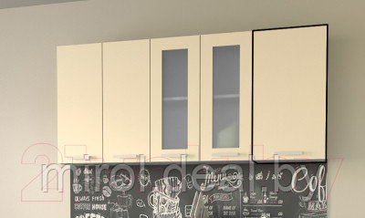 Шкаф навесной для кухни Интерлиния Компо ВШ40-720-1дв - фото 2 - id-p219509725
