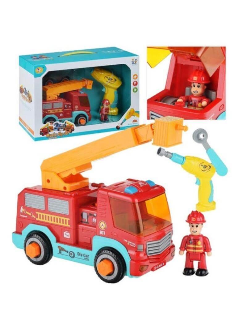 Игровой набор Pituso Пожарная машина с инструментами (звук, свет) - фото 1 - id-p219509764