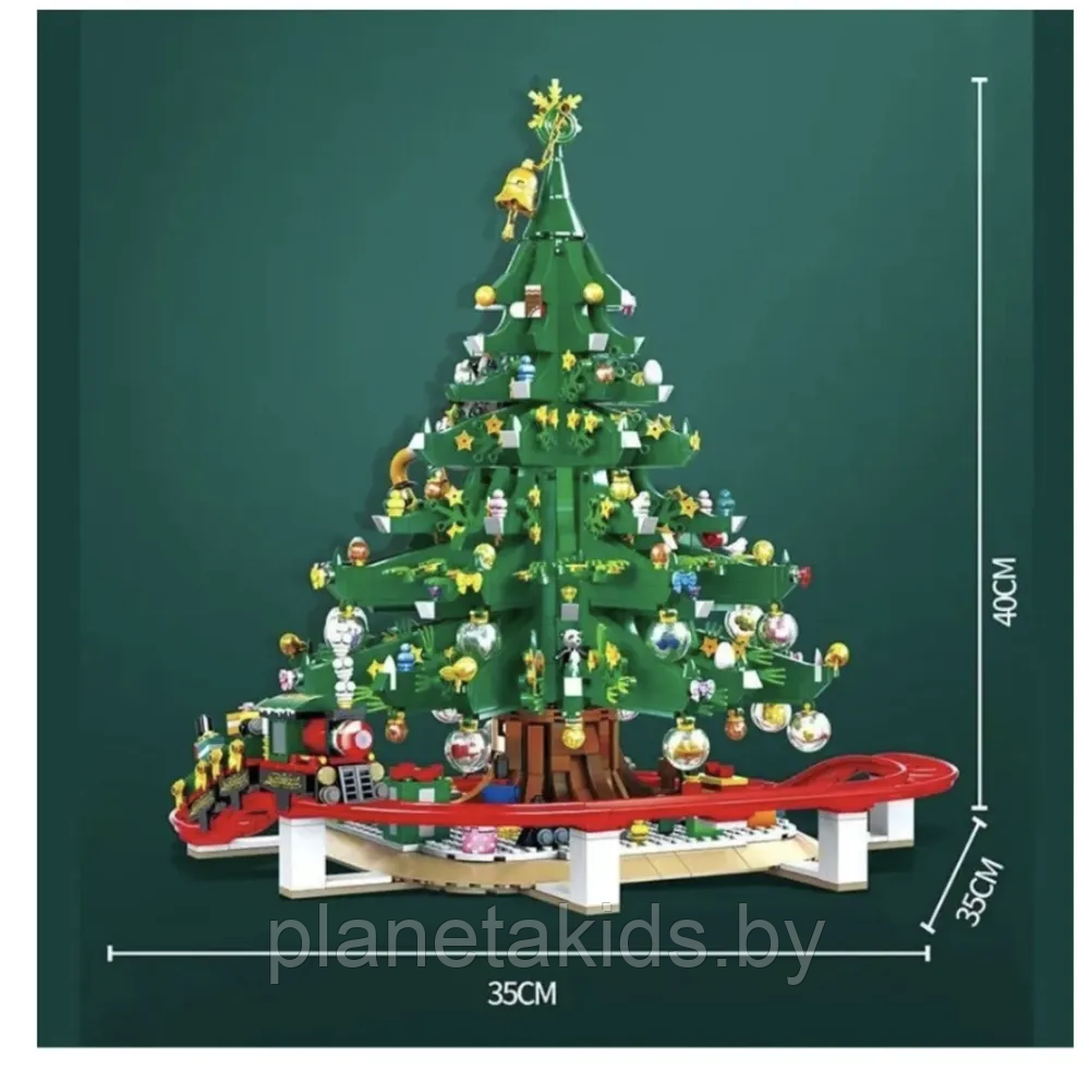 Конструктор Новый год Рождественская елка 2126 деталей 88013 Christmas (аналог LEGO Лего) - фото 6 - id-p219509837