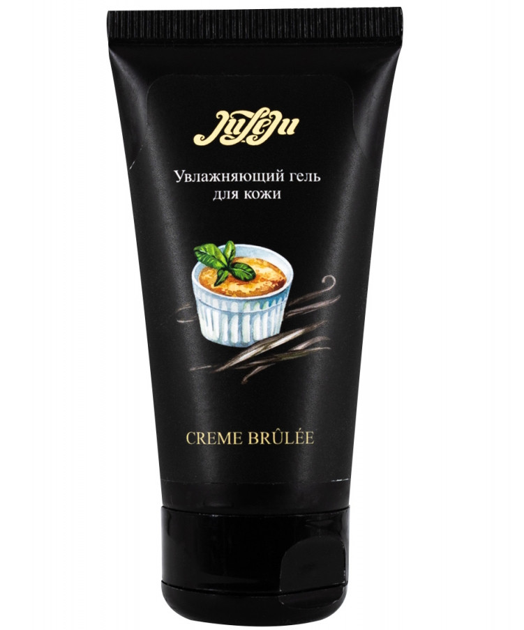 Съедобный увлажняющий гель Juleju Creme Brulee 50 мл - фото 1 - id-p219502899