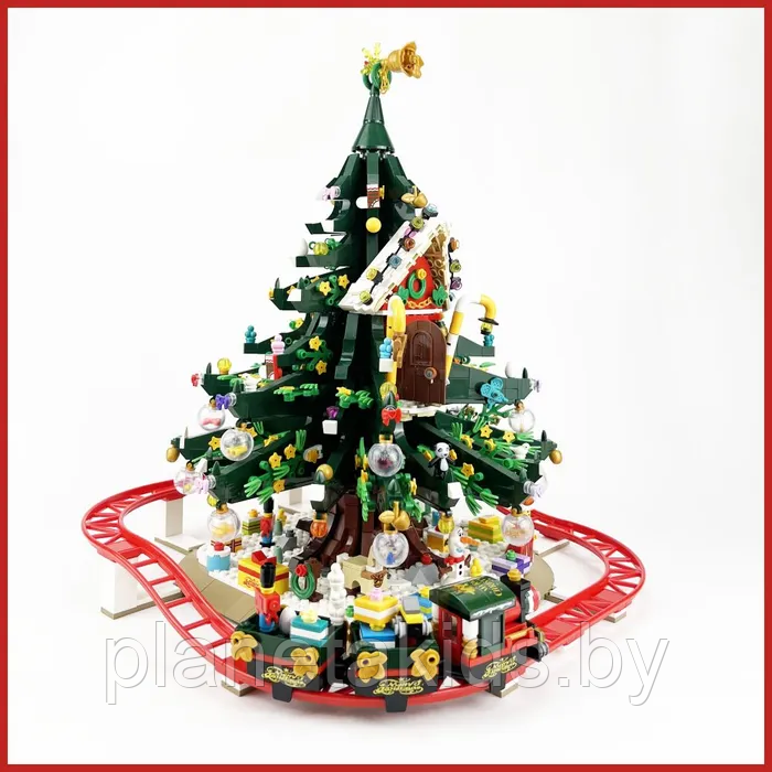 Конструктор Новый год Рождественская елка 2126 деталей 88013 Christmas (аналог LEGO Лего) - фото 9 - id-p219509837