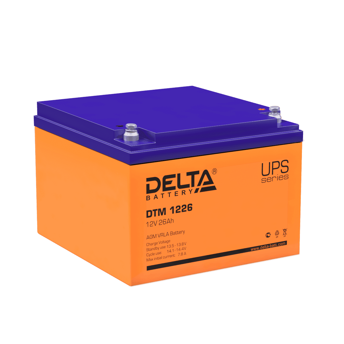Аккумуляторы DELTA DTM - фото 4 - id-p219347363