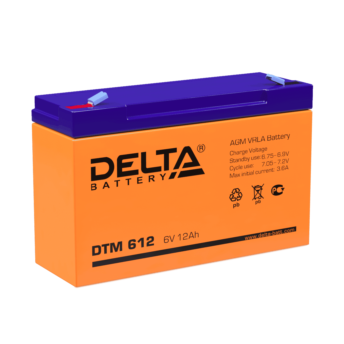 Аккумуляторы DELTA DTM - фото 2 - id-p219347360