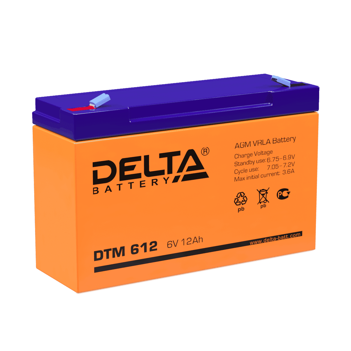 Аккумуляторы DELTA DTM - фото 2 - id-p219347355