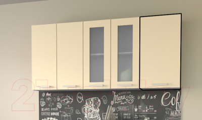 Шкаф навесной для кухни Интерлиния Компо ВШ40-720-1дв - фото 2 - id-p219510718