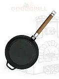 Сковорода чугунная 28 см GOODGRILL G0128 со съемной ручкой, фото 4