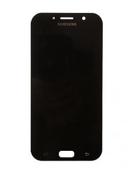 Дисплей RocknParts для Samsung Galaxy A7 SM-A720F (2017) Oled в сборе с тачскрином Black 743375