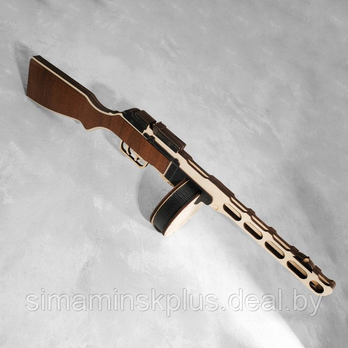 Сувенир деревянный "Пистолет-пулемет Шпагина ППШ-41" - фото 2 - id-p219513044