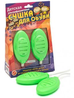 Электросушилка для обуви TiMSON 2420 детская ультрафиолетовая Green