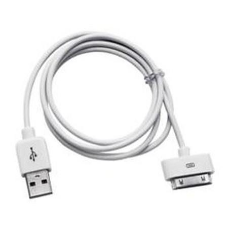 Аксессуар Gembird USB для iPhone / iPod / iPad 1m CC-USB-AP1MW White - фото 1 - id-p218671131