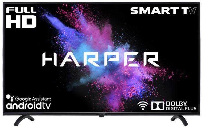 Телевизор 40 дюймов HARPER 40F721TS Full HD Android безрамочный - фото 1 - id-p219441743