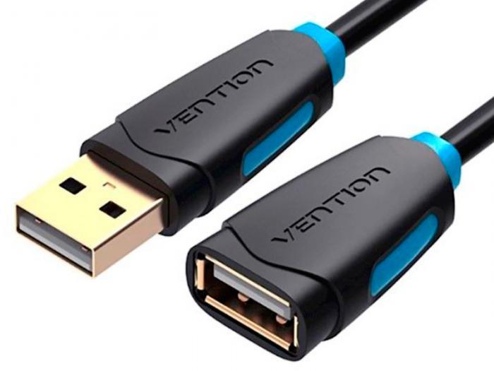 Аксессуар Vention USB 2.0 AM - AF 5.0m CBCBJ - фото 1 - id-p219049033