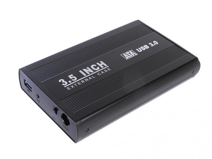 Корпус для HDD Palmexx 3.5 USB 3.0 Black PX/HDDB-3.5-black - фото 1 - id-p219443085