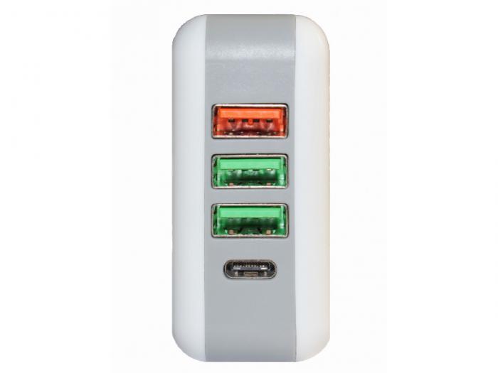 Зарядное устройство Palmexx Qualcomm Quick Charge 3.0 3xUSB+TypeC PX/PA-USB-QuickCH-4USB - фото 1 - id-p219444198