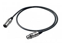 Шнур Proel XLR M - XLR F BULK250LU1 1m