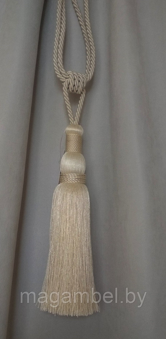 Кисть "Крис" молочного цвета для штор и гардин цвет М2
