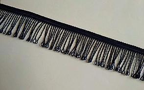 Бахрома "мишурная" декоративная черного цвета