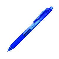 Ручка-роллер автоматическая Pentel "EnerGel-X", синий 0.5мм, корпус синий