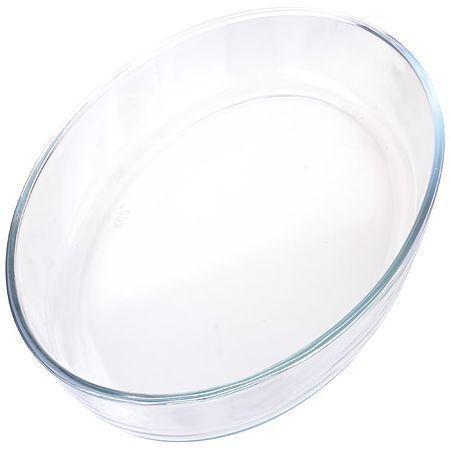 Стеклянная форма для запекания стекло мяса в духовке большая овальная LORAINE 2.4 литра - фото 2 - id-p219070380