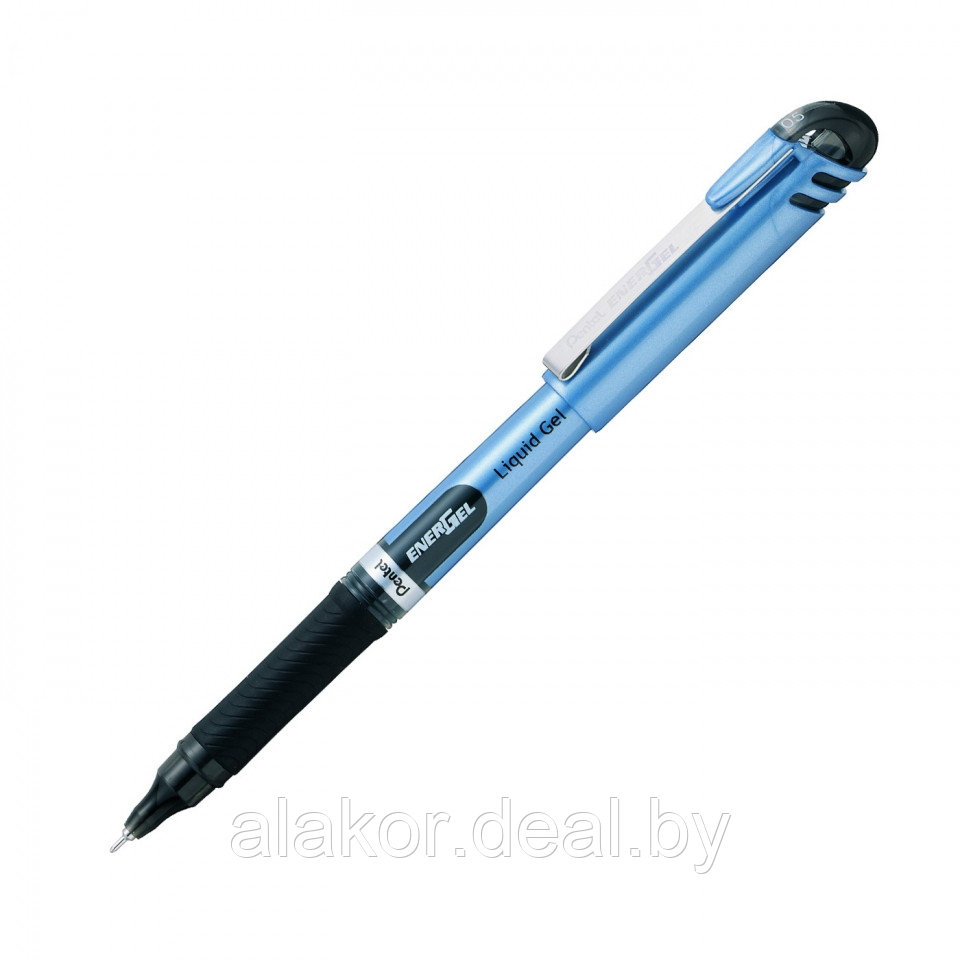 Ручка-роллер одноразовая Pentel "EnerGel BLN15", цвет синий 0.5мм, корпус глянец синий - фото 1 - id-p219516821