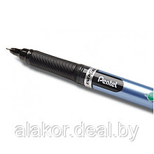 Ручка-роллер одноразовая Pentel "EnerGel BLN15", цвет черный  0.5мм, корпус глянец синий./черный