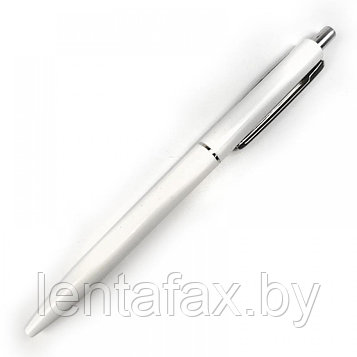 Ручка шариковая автоматическая Luxor CRUX, линия 0,7мм, синяя, белый корпус