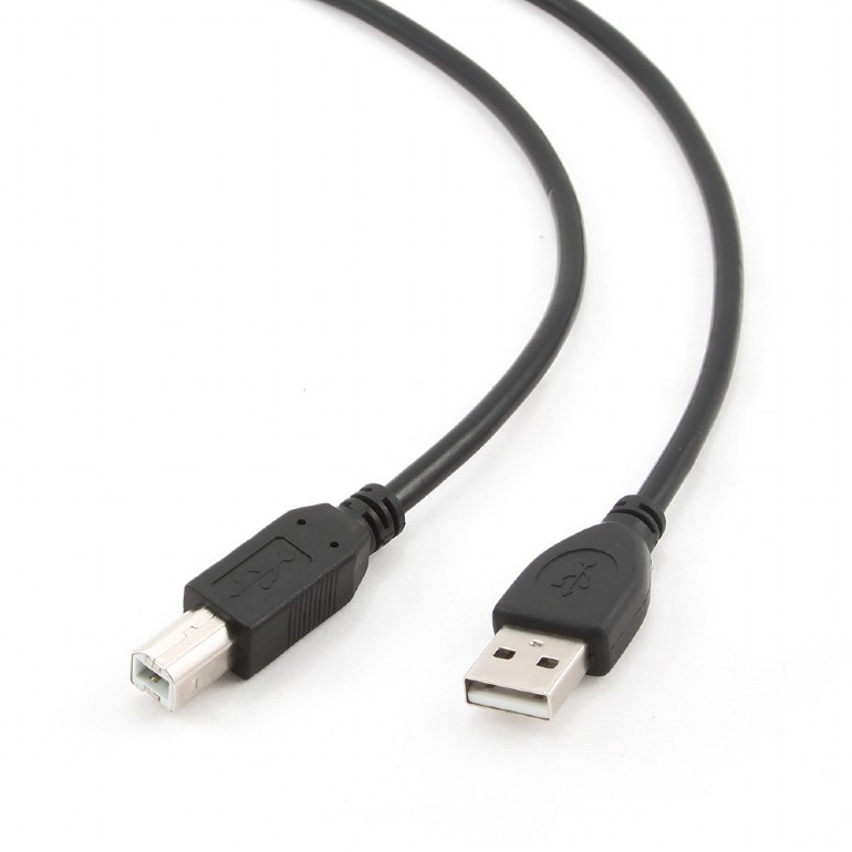 Кабель для принтера USB 2.0 AM-BM 3м черный Cablexpert CCP-USB2-AMBM-10 - фото 1 - id-p218091804