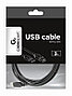 Кабель для принтера USB 2.0 AM-BM 3м черный Cablexpert CCP-USB2-AMBM-10, фото 3