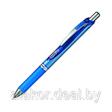 Ручка-роллер автоматическая Pentel "EnerGel BLN75", цвет синий  0.5мм, корпус синий