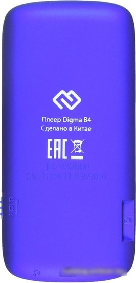 MP3 плеер Digma B4 8GB (синий) - фото 3 - id-p219533712