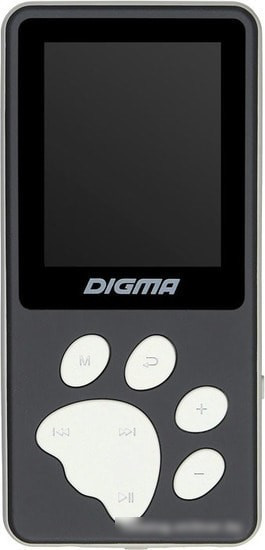 MP3 плеер Digma S4 8GB (серый/серебристый) - фото 2 - id-p219533714