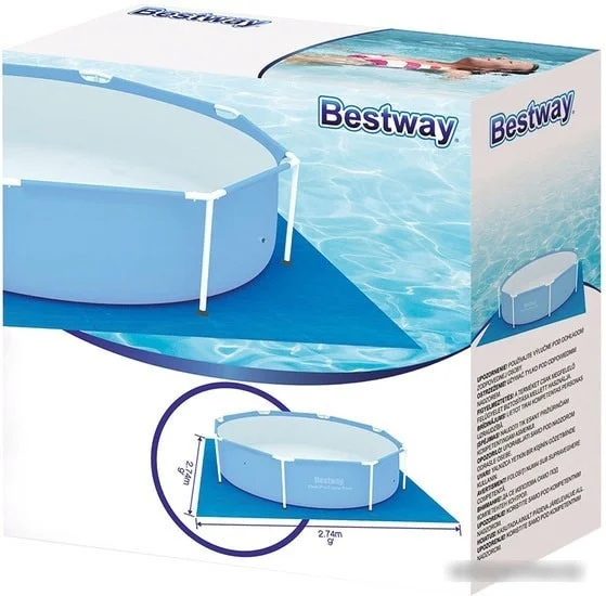 Подстилка 274 см для бассейна 244 см Bestway 58000 - фото 3 - id-p219533941