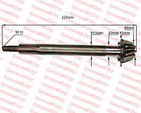 Вал шестерни полуоси (планетарка часть 1) к мотоблоку с воздушным охлаждением Z-10