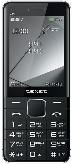 TEXET TM-425 Черный (127113) - фото 1 - id-p219434041