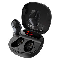 Bluetooth наушники Baseus NGWM01P-01 Encok True Wireless Earphones WM01 Plus (NGWM010001) черные