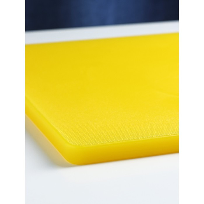 Доска профессиональная разделочная, 50×35×1,8 см, цвет жёлтый - фото 3 - id-p219534939