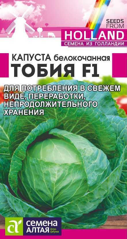 Капуста б/к Тобия 15шт Семена Алтая