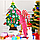 Елочка из фетра с новогодними игрушками липучками Merry Christmas, подвесная, 93 х 65 см, фото 6