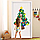 Елочка из фетра с новогодними игрушками липучками Merry Christmas, подвесная, 93 х 65 см, фото 7