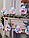 Гирлянда - Шарики с Дед Морозом внутри (10 шаров, длина 3 м) (Желтый, Белый и Мультиколор), фото 3