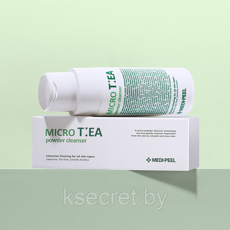 Глубоко очищающая энзимная пудра с чайным деревом Medi-Peel Micro Tea Powder Cleanser, 70гр - фото 2 - id-p219536966