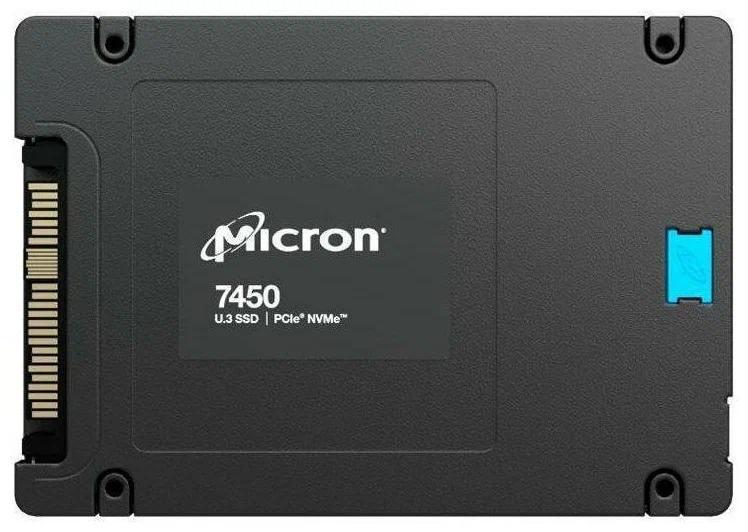 Серверный твердотельный накопитель Micron MTFDKCC3T8TFR-1BC1ZABYY 7450 PRO 3.84TB NVMe U.3 (15mm) SSD - фото 1 - id-p214272641