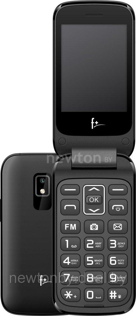 Кнопочный телефон F+ Flip 280 (черный) - фото 1 - id-p219540846