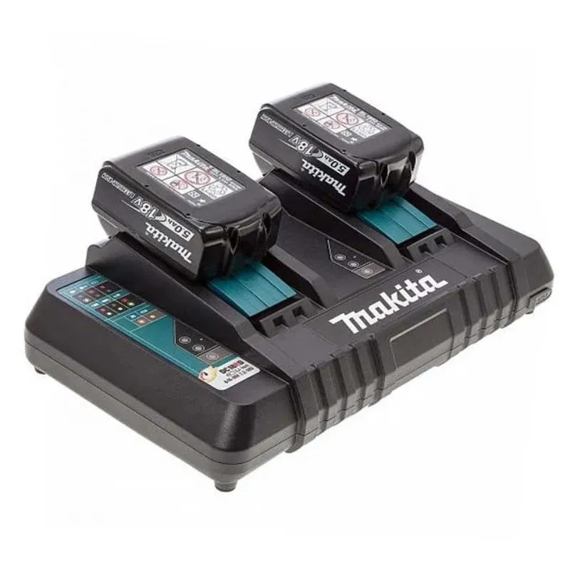 Аккумулятор с зарядным устройством Makita BL1850B + DC18RD 191L75-3 (18В/5 Ah + 7.2-18В) - фото 3 - id-p202491122