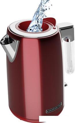 Электрический чайник Polaris PWK 1746CA Water Way Pro (красный), фото 2