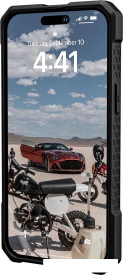 Чехол для телефона Uag для iPhone 14 Pro Max Monarch Pro for MagSafe Carbon Fiber 114031114242 - фото 1 - id-p219215779